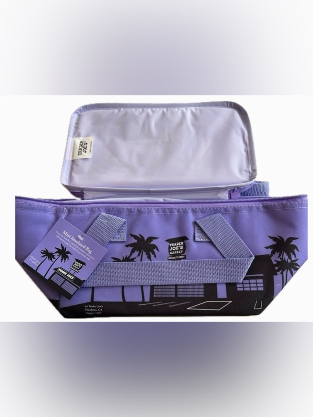 Trader Joe's Purple Mini Insulated Bag